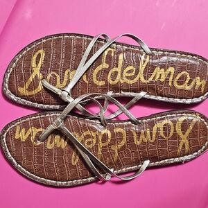 Sam Edelman Metallic Sandals